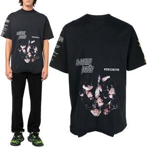 발렌시아가 스피드 헌터 업사이드 티셔츠 698811TMVC9 1000