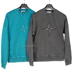 스톤아일랜드 플렉 트리트먼트 자수 맨투맨 721566254