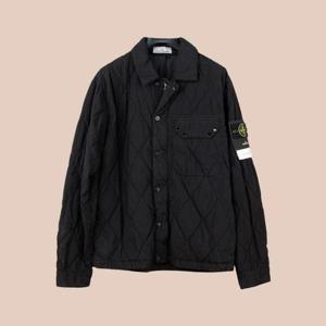 스톤아일랜드 퀼티드 남성 자켓 블랙 8115Q0633 V0029