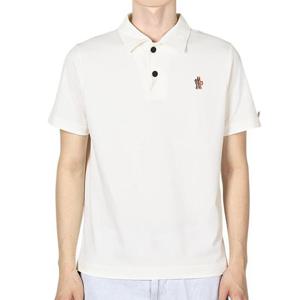 몽클레어 남성 그래노블 로고 PK 반팔(아이보리) 8A00001 89AVZ 034