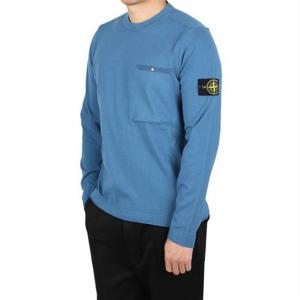 스톤아일랜드 7615517B8 V0046 와펜 포켓 니트