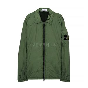 22FW 스톤아일랜드 크링클랩스 남성 와펜 오버셔츠 자켓 올리브 771510223V0058