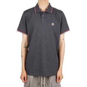 몽클레어 8A70300 84556 989 로고 패치 반팔 폴로 티셔츠