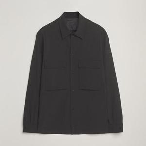 몽클레어 블랙 로고 긴팔 오버셔츠 2F00002 598PM 999