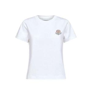 25FW 몽클레어 남성 로고 코튼 반팔 티셔츠 화이트 8C00023D 89AJS 00A