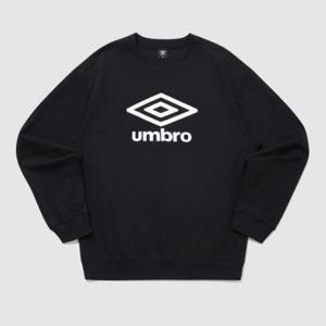 M 엄브로긴팔티 LQC UQ121CFS19-BLK 에센셜 빅로고 맨투맨 / BLACK
