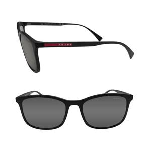 프라다 스퀘어 스포츠 선글라스 PS 01TS DG02B0 미러렌즈 블랙 러버