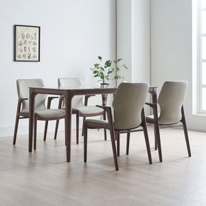 브리아 세라믹 4인 식탁세트(B형의자4개) [수도권 무료배송]