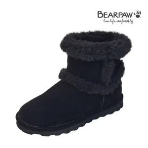 베어파우 KATE 여성 스웨이드 양털 부츠  K3231011RD-W (블랙)