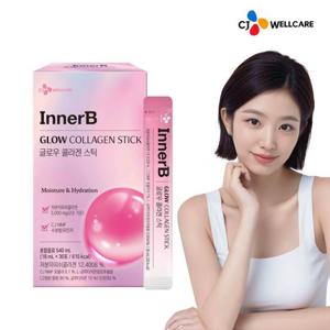 [사은품증정][CJ공식] 이너비 글로우 콜라겐 스틱 30포 1박스