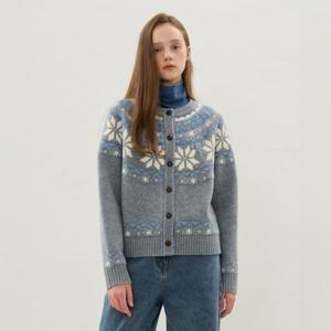 [올리브데올리브]눈꽃라운드 버튼 가디건 OK5WDA790