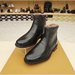 금강제화 바이오소프 남성 털부츠 ESPBOC5020MBIOF1 논슬립 소가죽 경량 블랙