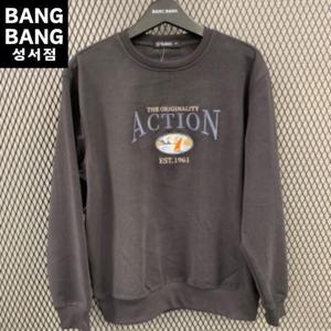 뱅뱅 HC04 가을겨울남성 밍크기모레터링 맨투맨 CTL628