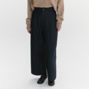 [마리끌레르][정가89,000]핀턱 세미와이드 팬츠(MAFCSL09MDN)