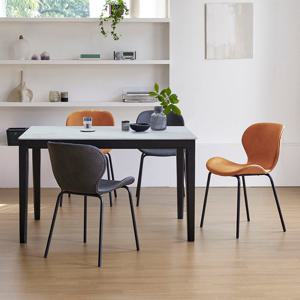 [베스트리빙] 루마니아 뮤즈 1400 4인 세라믹 식탁세트/의자4개