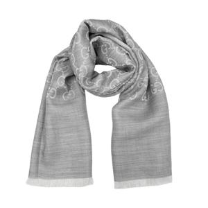 구찌 울 실크 스카프 165904 3G646 1400 그레이 투톤