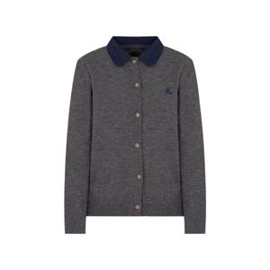 [크로커다일 레이디]데님카라 버튼업 가디건 CLEWSW110