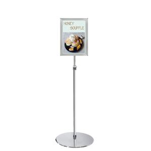 포스터 개폐식 스탠드(OPS-1200CP) A4 크롬 포스터스탠드 안내받침대 포스터받침대 메뉴거치대 메뉴판받침