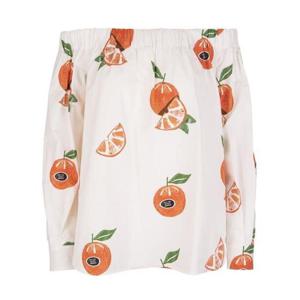 26 SS 막스마라 큐라카오 Curacao 프린트 코튼 오프숄더 탑 11110622600