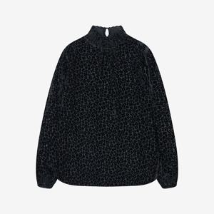 [씨]플라워 패턴 스모킹 블라우스 SLBAX2417