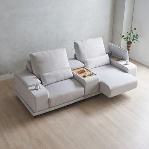 리드 모션소파 전동 리클라이너 3인용 패브릭 기본형 (콘솔박스 일반형 포함)