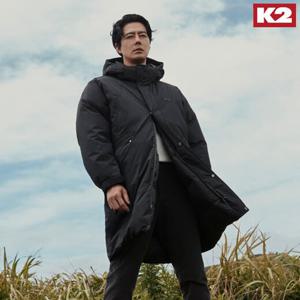 [케이투 (행사)]겨울 광고상품 남성 구스 조인성 롱 야상패딩/다운/K95/거위털/KMW24553YD