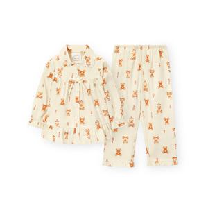 [오르시떼]여아동 G219 핫도그베어 긴소매 파자마 세트 OR25WGGAG219