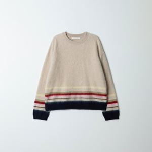 [러브앤쇼] 배색 캐시 울 니트 GCFMGKT01