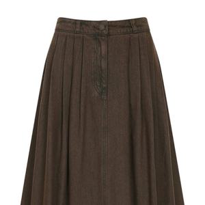 [올리브데올리브]플레어 기모 데님 스커트 OJ5WSA48