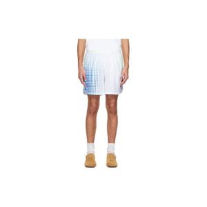 25 FW 카사블랑카 남성 화이트 테니스 테크 쇼츠 261195M193012