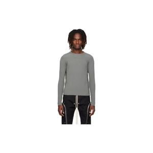 25 FW 릭오웬스 남성 그레이 템플 지오 골지 스웨터 261232M201011