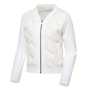 [와이드앵글] 여성 올오버 핫멜팅 다운 하이브리드 가디건 WWW23K14W3