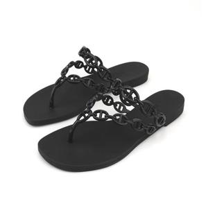 에르메스 아일랜드 샌들 젤리 슈즈 블랙 H241051Z 02