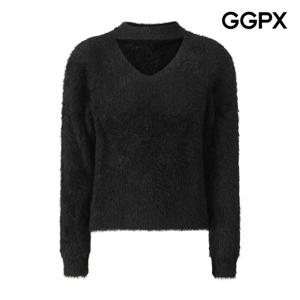 [지지피엑스]초커넥 부들이 퍼 니트 GQ1KP008F