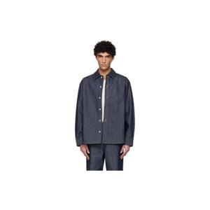25 FW 아페쎄 남성 네이비 재패니즈 데님 재킷 261252M177002