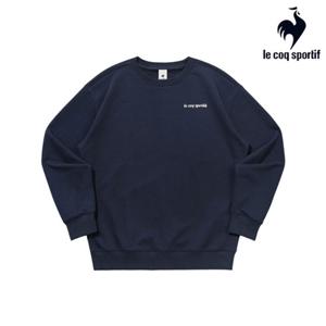 [르꼬끄] 백그래픽 루즈핏 맨투맨 QR123LFS22_DNV