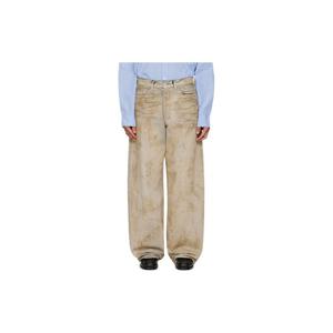 25 FW 아크네 남성 베이지 루즈 핏 1981 데님 진 261129M186024