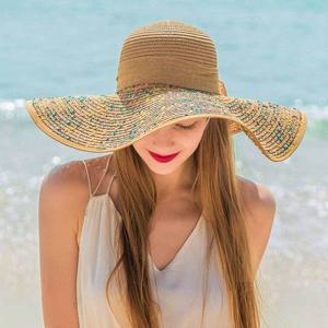 비치모자 여성비치모자 물놀이모자 휴양지모자 리본