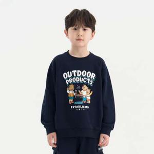 [차일디] 아웃도어프로덕츠키즈 (OD261IMM07 DNY) 베어 그래픽 맨투맨