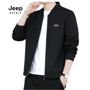 [지프]JEEP SPIRIT 캐주얼 시보리 집업점퍼 블랙 (JSSPJK164)