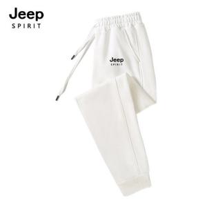 [지프]JEEP SPIRIT 지프로고 트레이닝 조거팬츠 화이트 (JSSPPT2