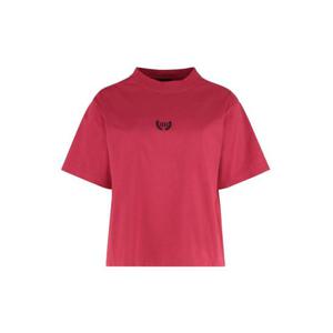 발렌시아가 반팔 티셔츠 850990TSVC96167 red