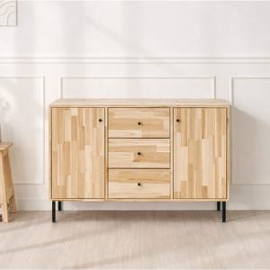 짜임 삼나무원목 1200주방서랍주방수납장