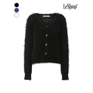 [르샵]심플 날개 퍼 버튼 가디건 (BPCKC010A)