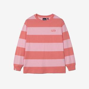 [휠라키즈]베이직 스트라이프 티셔츠 (FK2RLH1102X_PEH)