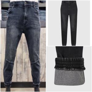 [버커루]공용 기모 데님 조거 BK/M톤 _US(B245DP247P)