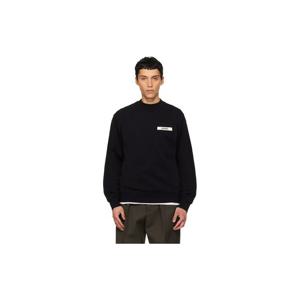 25 FW 쟈크뮈스 남성 블랙 레 클래시크 더 그로그랭 스웨트셔츠 261553M204000