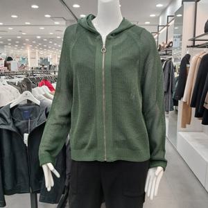 [샤트렌]니크 후드 집업 니트점퍼HCEFSW301