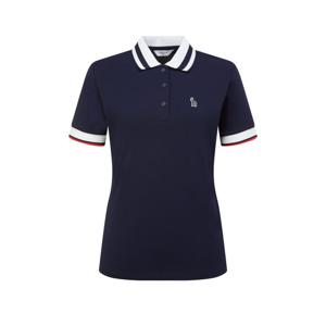 헤지스 골프 여성 25SS 스테디셀러 네이비 컬러배색 반팔폴로티셔츠 WWTS5B301N3