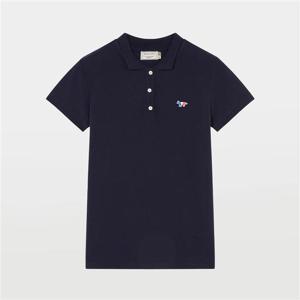 메종키츠네 트리컬러 폭스 패치 폴로 반팔 티셔츠 DW00202KJ7002